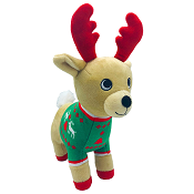Huxley & Kent: Power Plush - Ruby Reindeer Christmas Toy